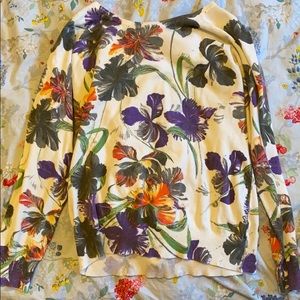 Floral sweater XL